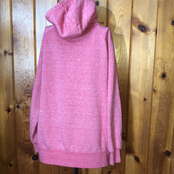 Womens large the north face red/pink hoodie never stop exploring fleece hoodie​ - Picture 5 of 5